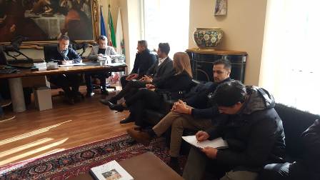 Conferenza stampa di fine anno del presidente Solano Conferenza stampa di fine anno del presidente Solano