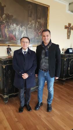 Proficuo confronto istituzionale, alla Provincia, tra il presidente Salvatore Solano e il neo commissario prefettizio del Comune di Vibo Valentia, Giuseppe Guetta 