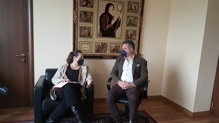 Incontro istituzionale tra il presidente Solano e la sottosegretaria al Sud, Dalila Nesci Incontro istituzionale tra il presidente Solano e la sottosegretaria al Sud, Dalila Nesci