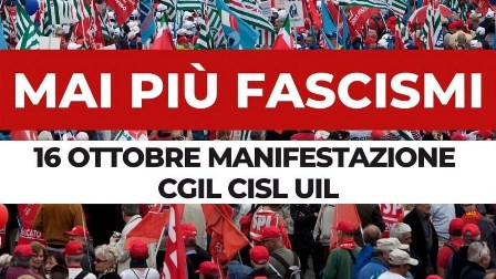 Assalto alla sede nazionale della Cgil. Il presidente della Provincia di Vibo aderisce alla manifestazione antifascista indetta da Cgil, Cisl e Uil 